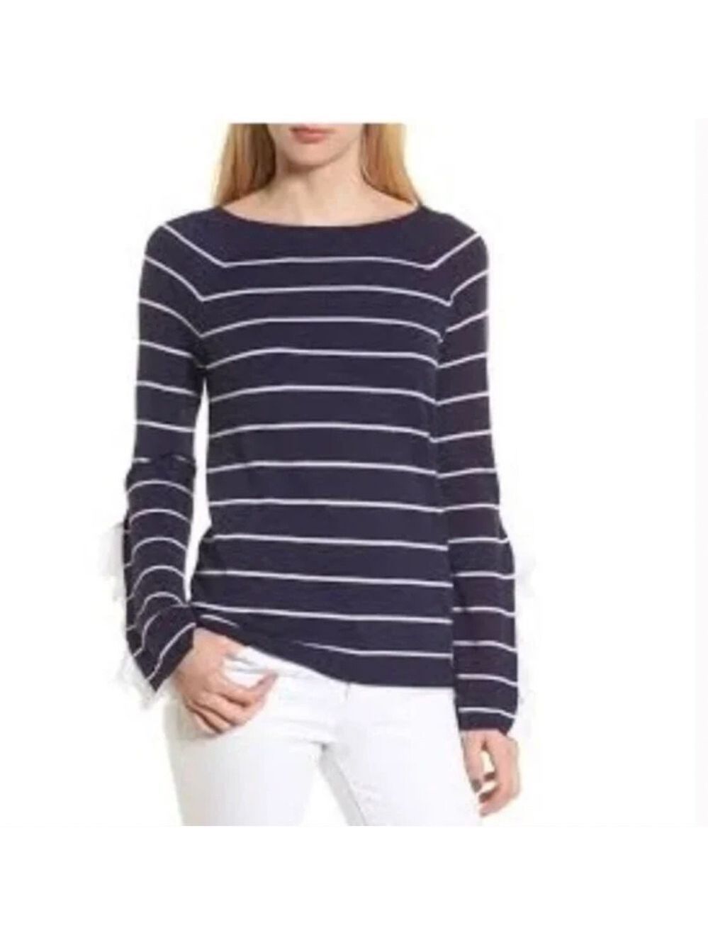Chelsea28 Ruffle Sleeve Sweater